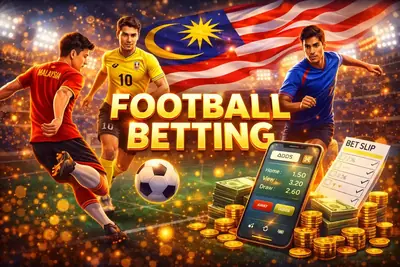 Soccer players in action next to mobile phone showing betting odds